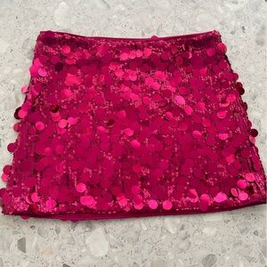 Cider Pink Sequin Miniskirt || Never Worn New with Tag